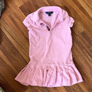 Polo by Ralph Lauren Kids Pink Ruffle Dress